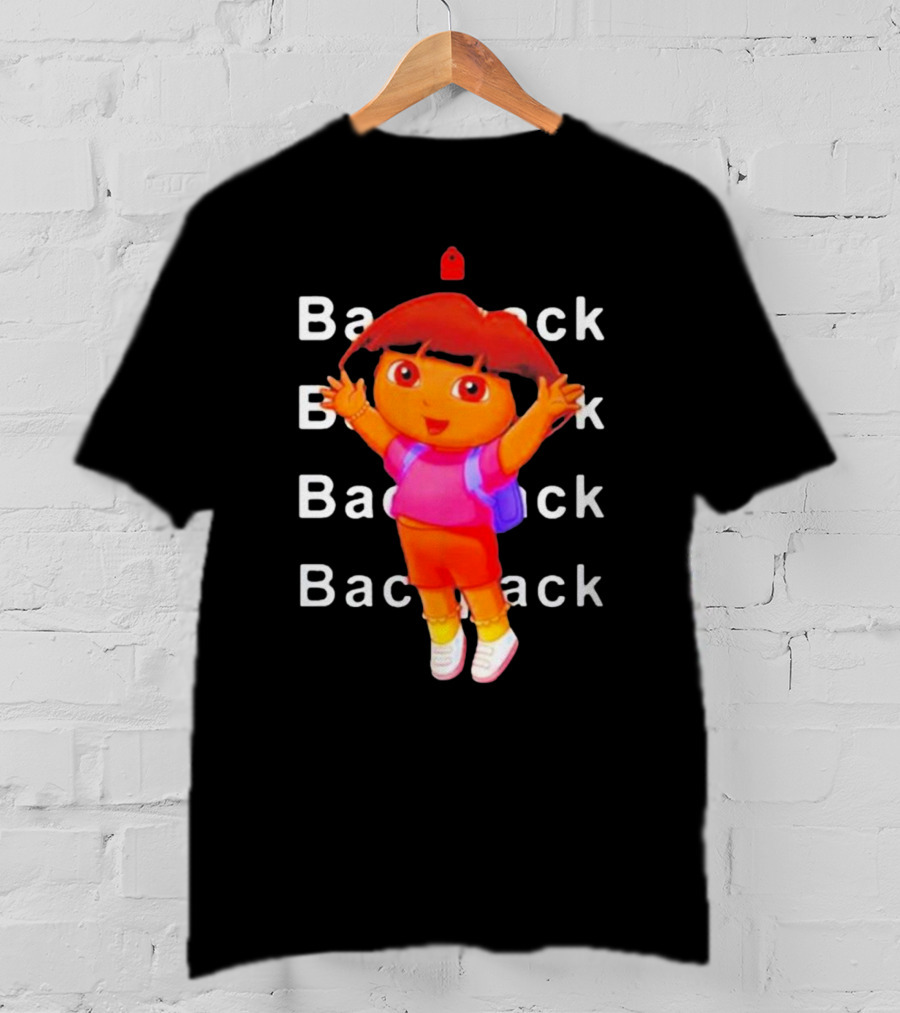 Dora Backpack Adventures Playful Youthful T-Shirt