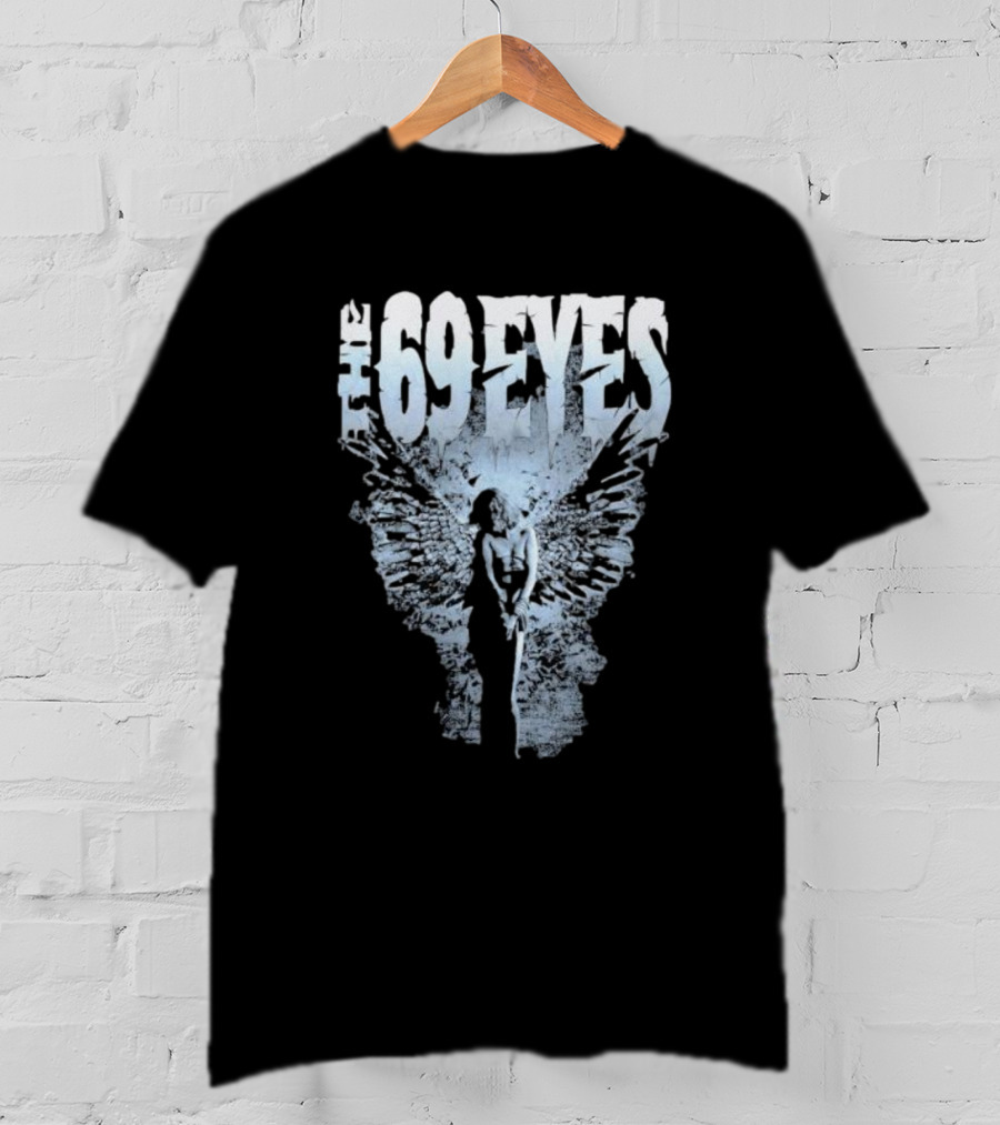 The 69 Eyes Wings Vintage Gothic Angelic T-Shirt