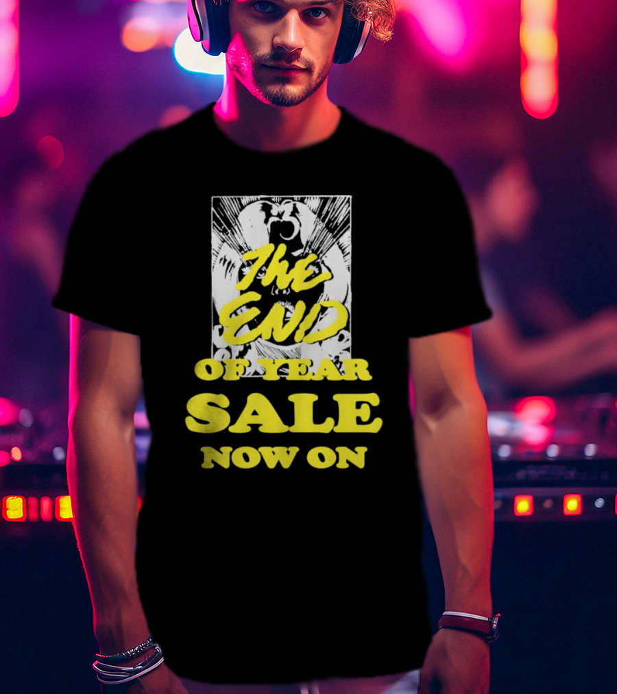 The End Of Year Sale Now On Comic Style Pop Art Explosion T-Shirt