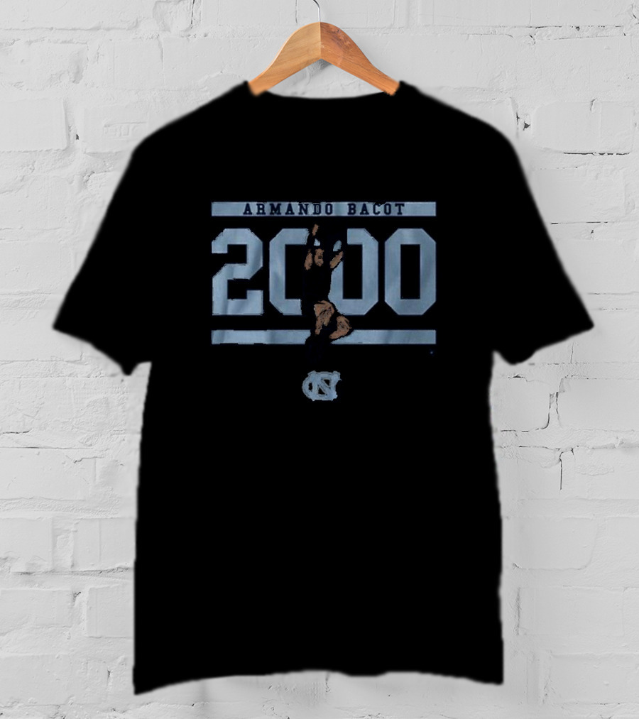 Armando Bacot UNC 2000 Basketball UNC T-Shirt