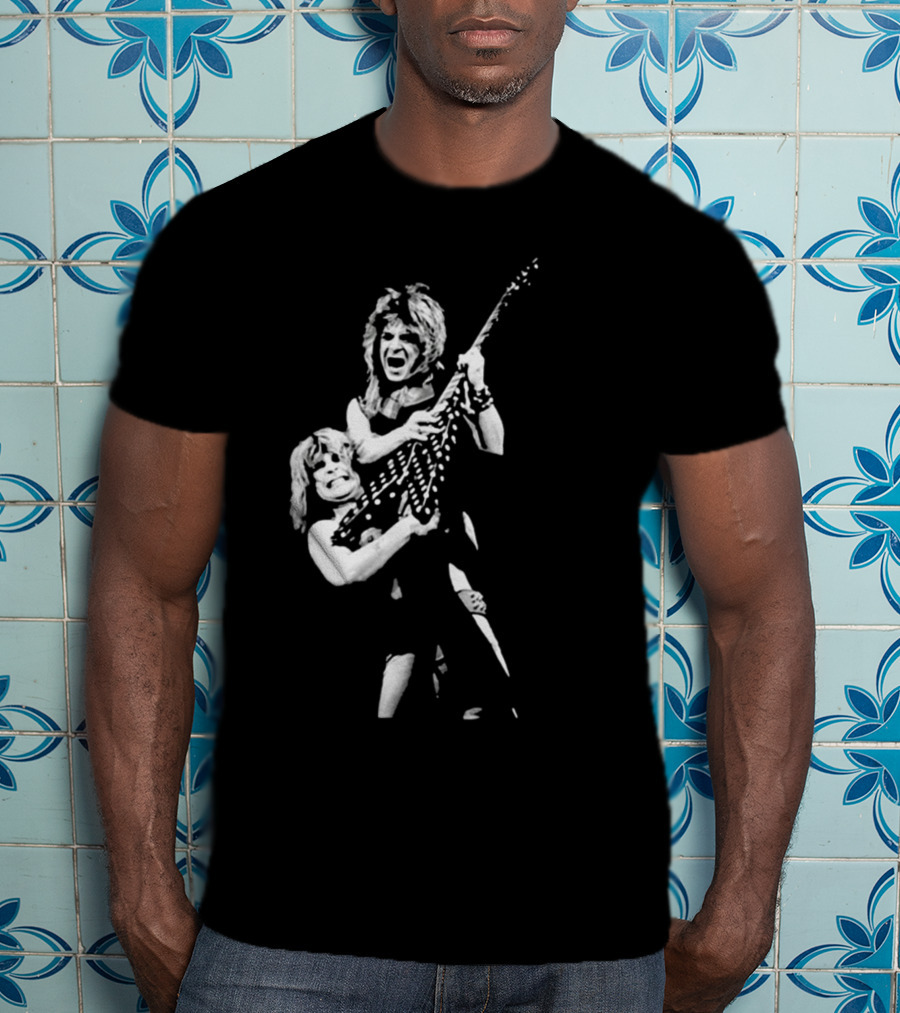 Ozzy Osbourne Randy Rhoads Live Performance Vintage Rock Legends T-Shirt