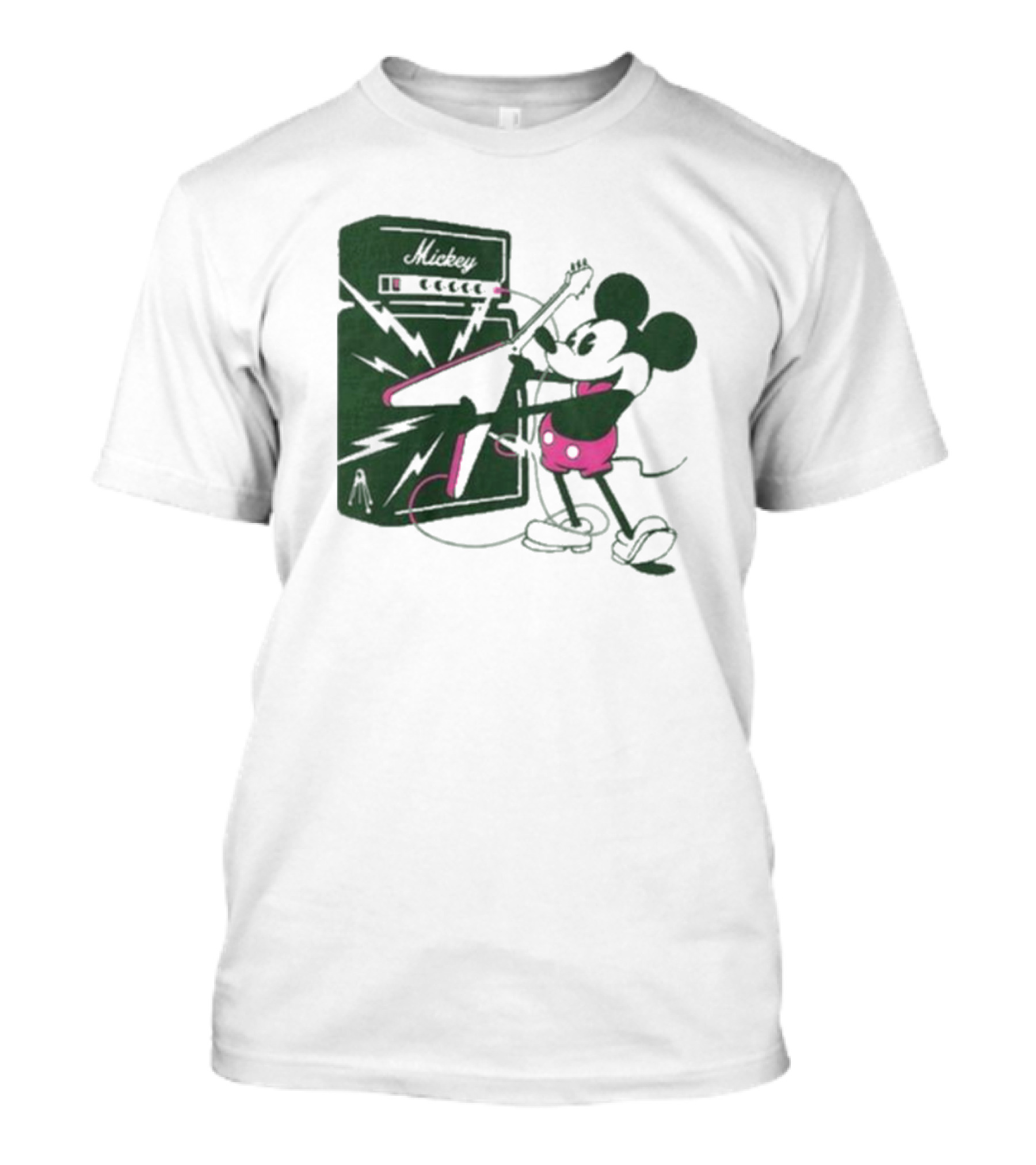 Rocker Mickey Electric Guitar Amplifier By Kii Arens T-Shirt