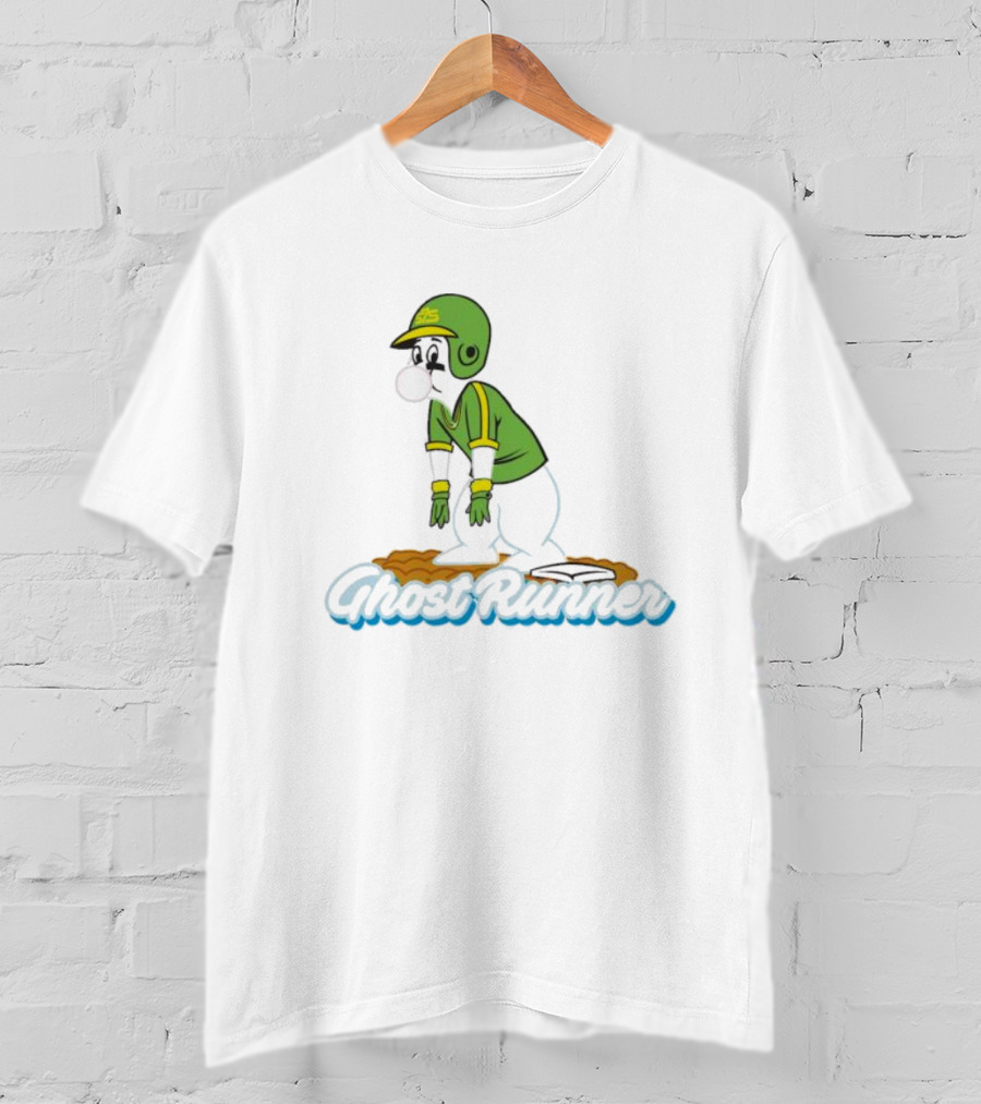 S7s Ghost Runner Baseball Player Bubblegum T-Shirt