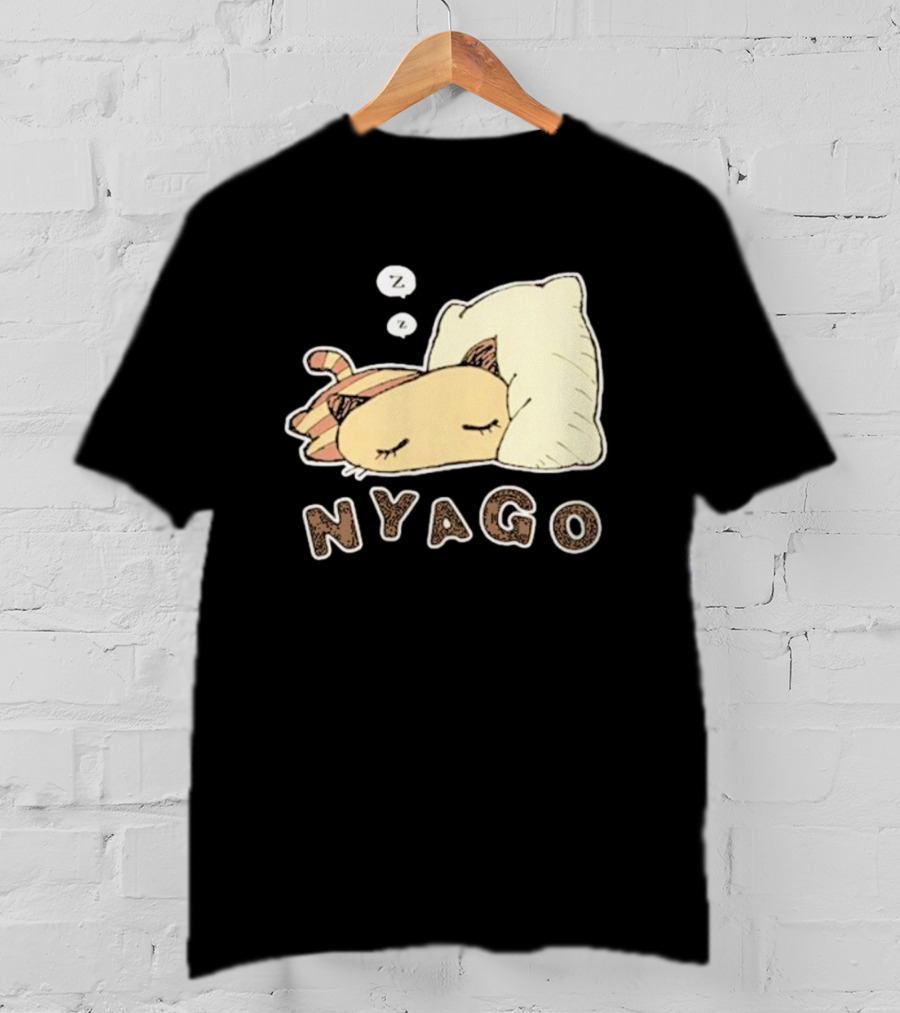 Sanrio Nyago Sleeping Cat Zzz Pillow T-Shirt