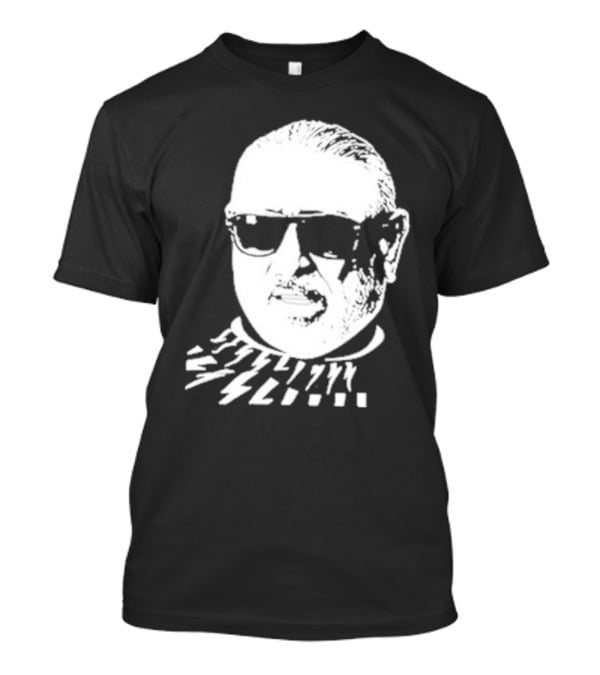 Serghei Mizil Iconic Graphic Black Sunglasses T-Shirt