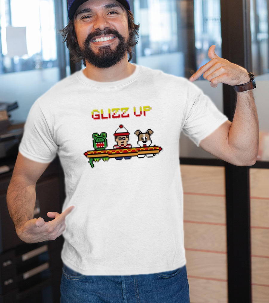 Sir Yacht Glizz Up Pixel Art Boat Adventure T-Shirt