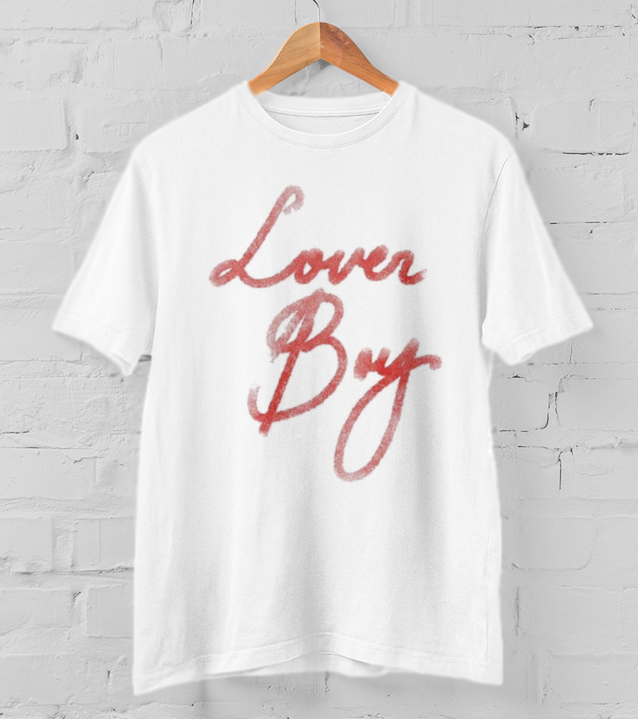 Lover Boy Red Script T-Shirt