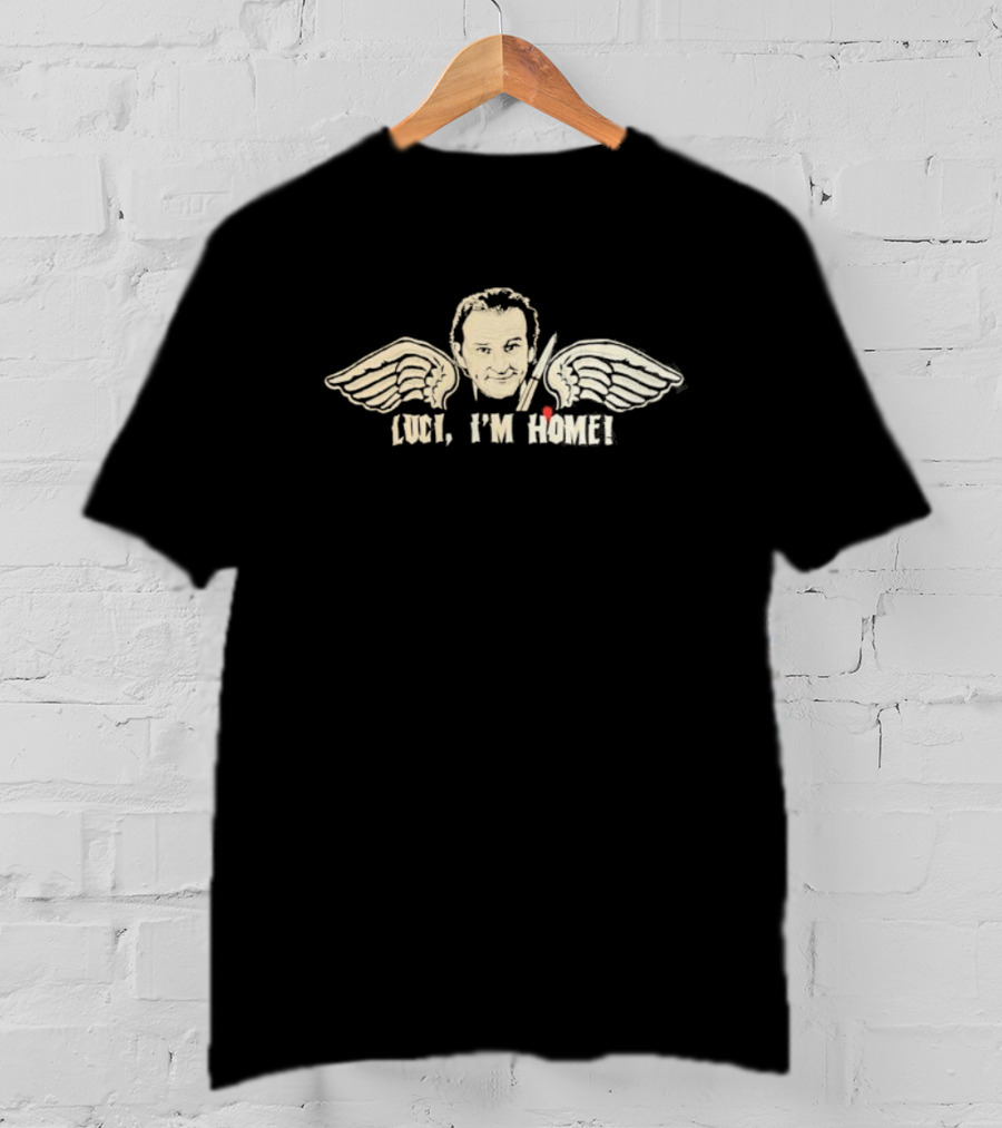 Luci I'm Home Wings Design With Head T-Shirt