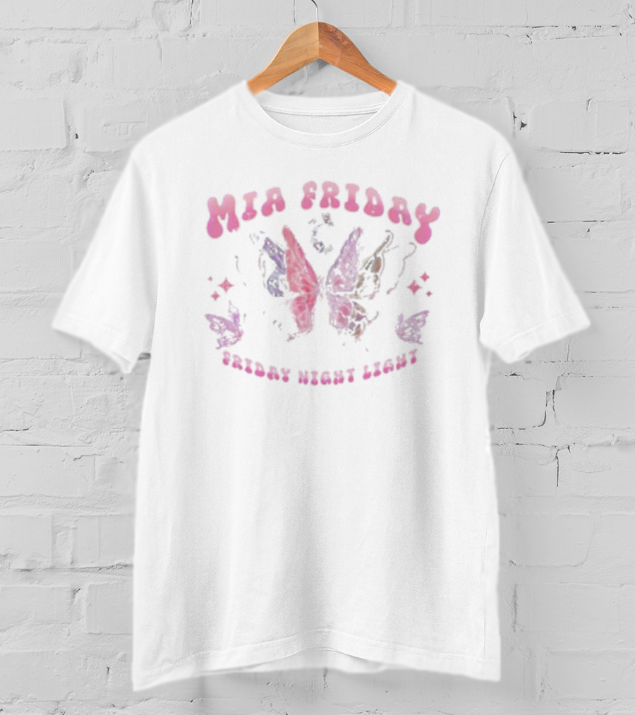 Mia Friday Friday Night Light Butterfly T-Shirt