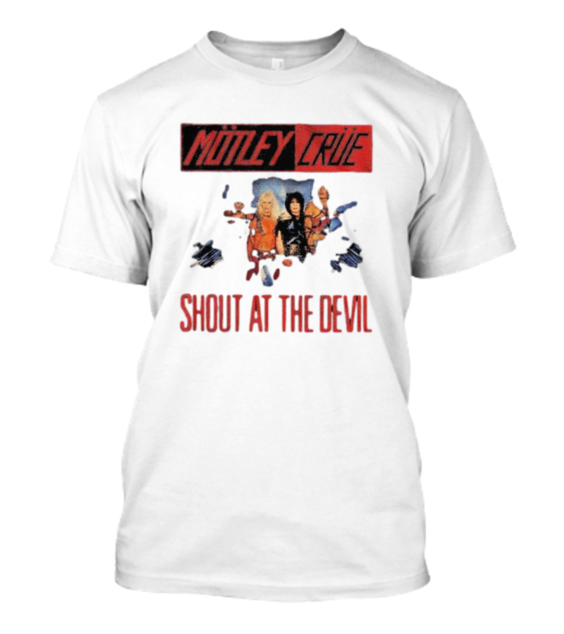 Mötley Crüe Shout At The Devil Classic Album Cover T-Shirt