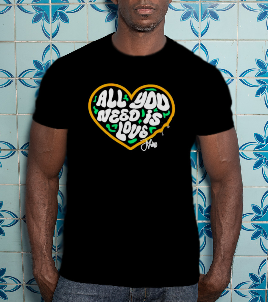 Packer All You Need Is Love Heart T-Shirt