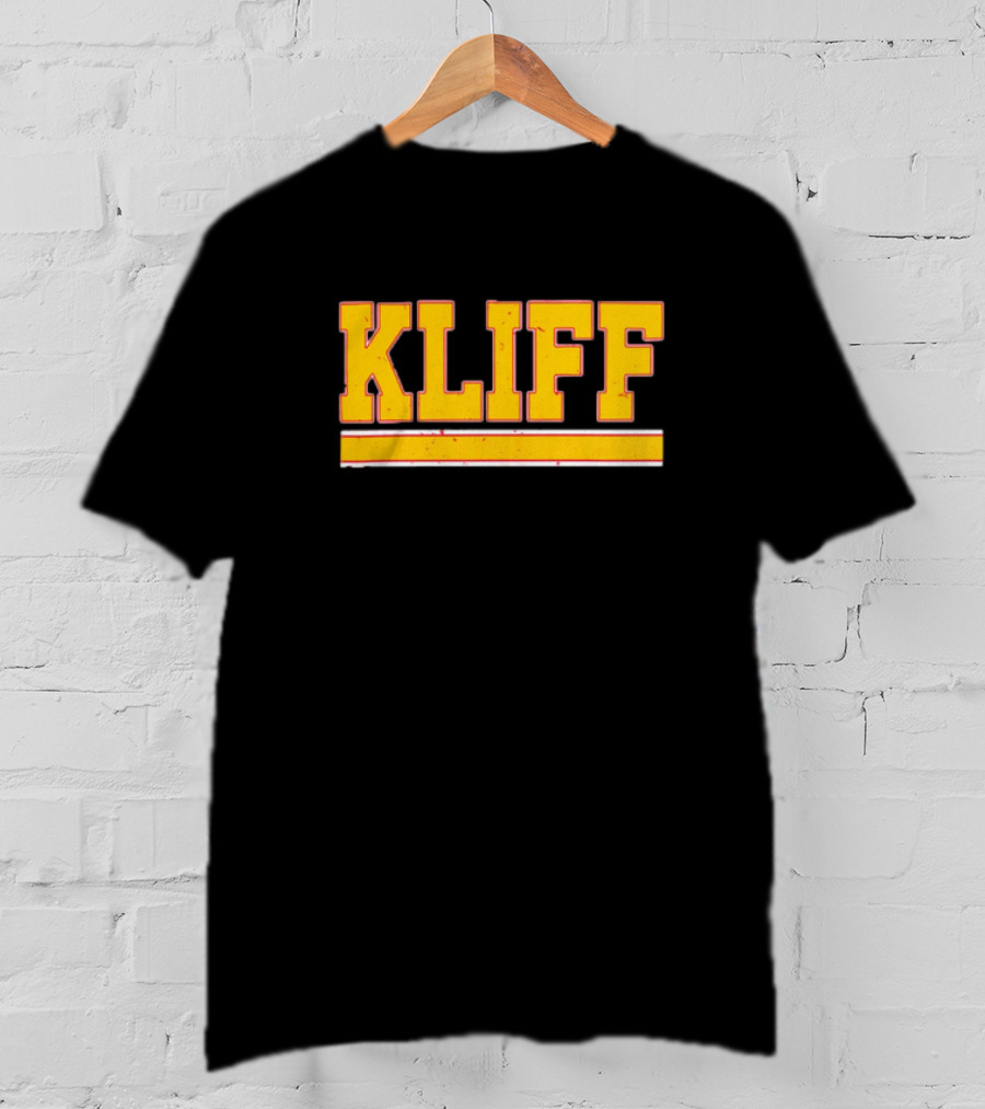 USC Trojans Kliff Kingsbury Bold Font Yellow T-Shirt