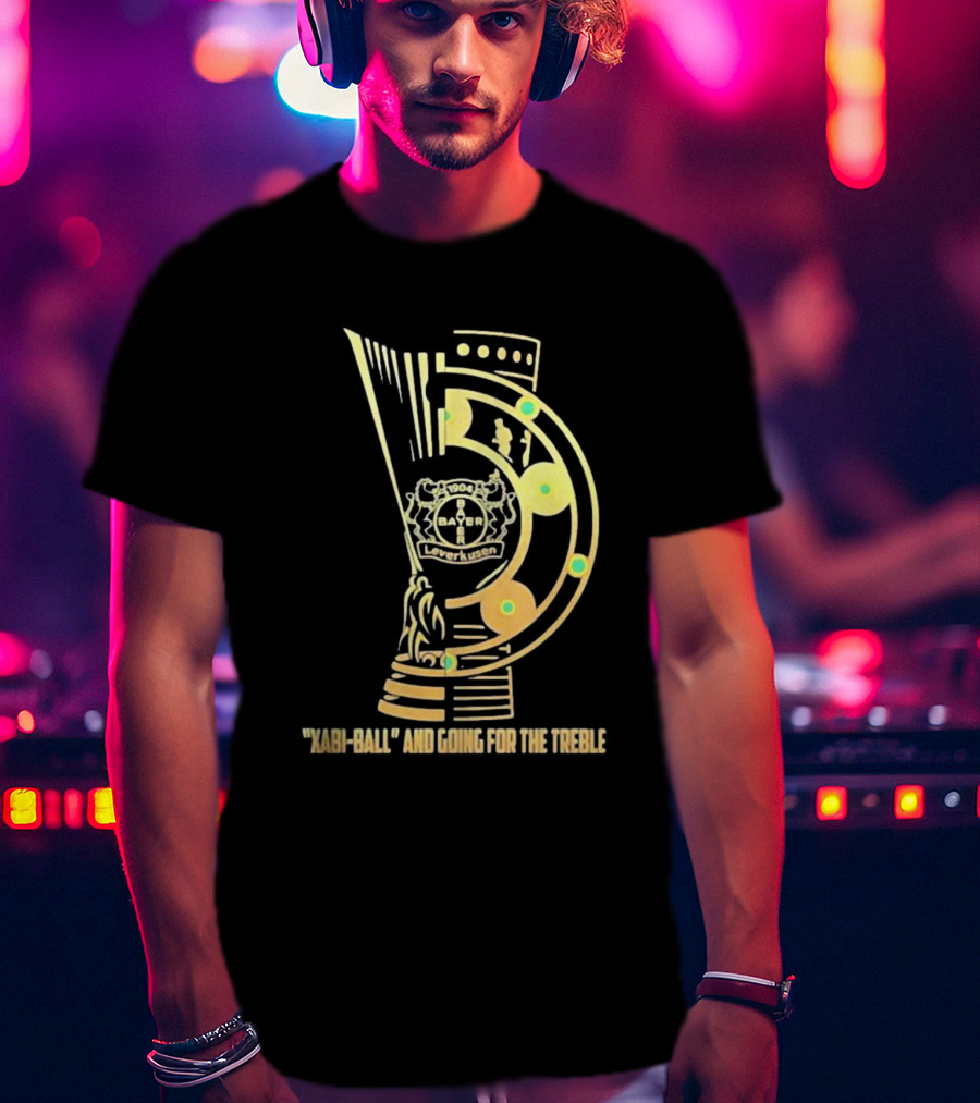 Bayer Leverkusen 1904 Xabi-Ball And Going For The Treble T-Shirt