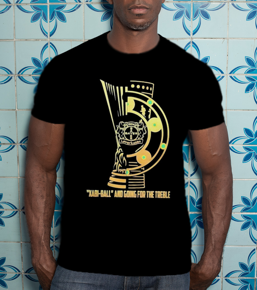 Bayer Leverkusen 1904 Xabi-Ball And Going For The Treble T-Shirt