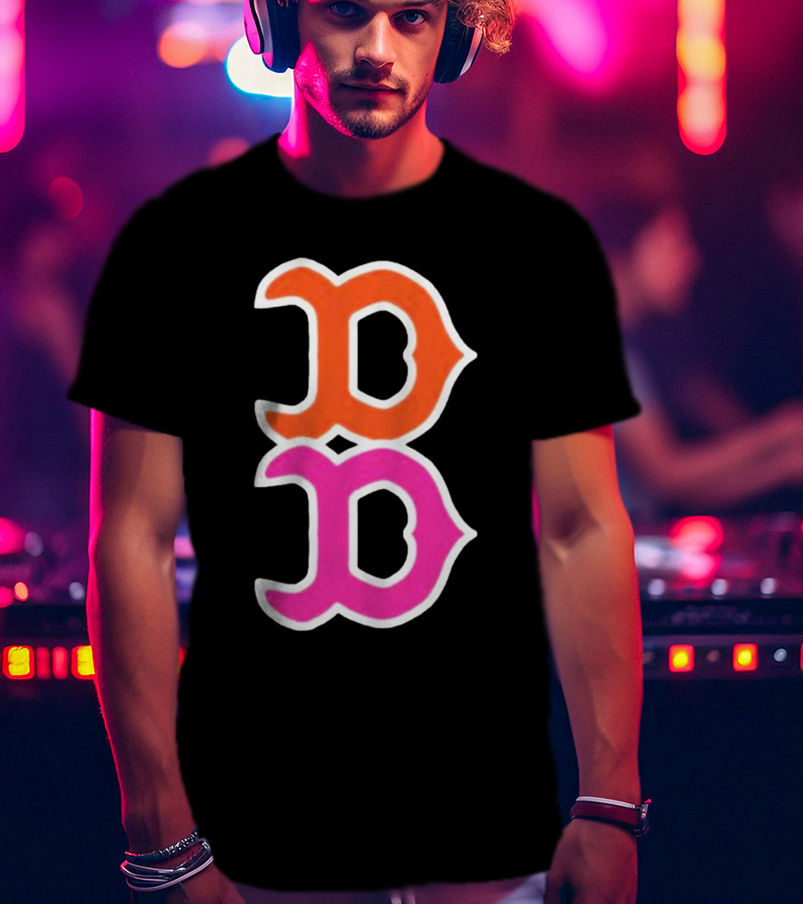 Boston Red Sox Double D Dunkin’ Colors T-Shirt