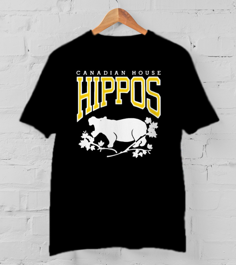 Canadian House Hippos Maple Leaf T-Shirt