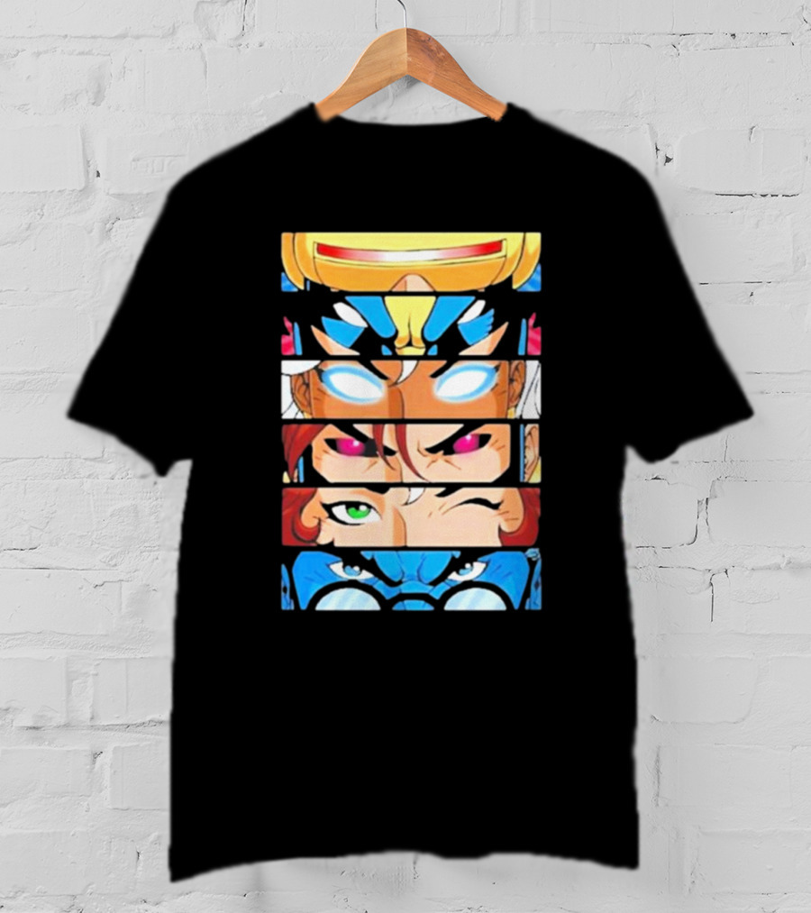 Jax Briggs X-Men97 Cyclops Wolverine Storm Jean Grey Beast Eyes T-Shirt