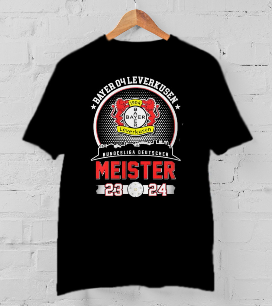 Bayer 04 Leverkusen 1904 Bundesliga Deutscher Meister 23 24 T-Shirt