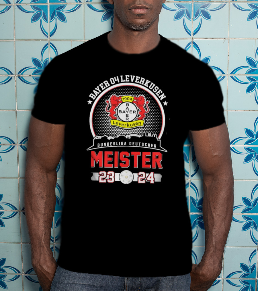 Bayer 04 Leverkusen 1904 Bundesliga Deutscher Meister 23 24 T-Shirt