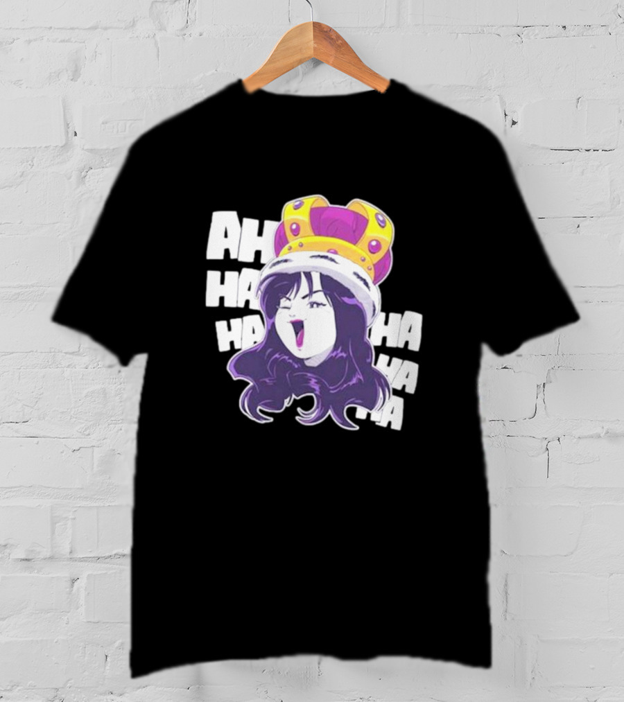 Ms Sakura Haha King Crown Laugh T-Shirt