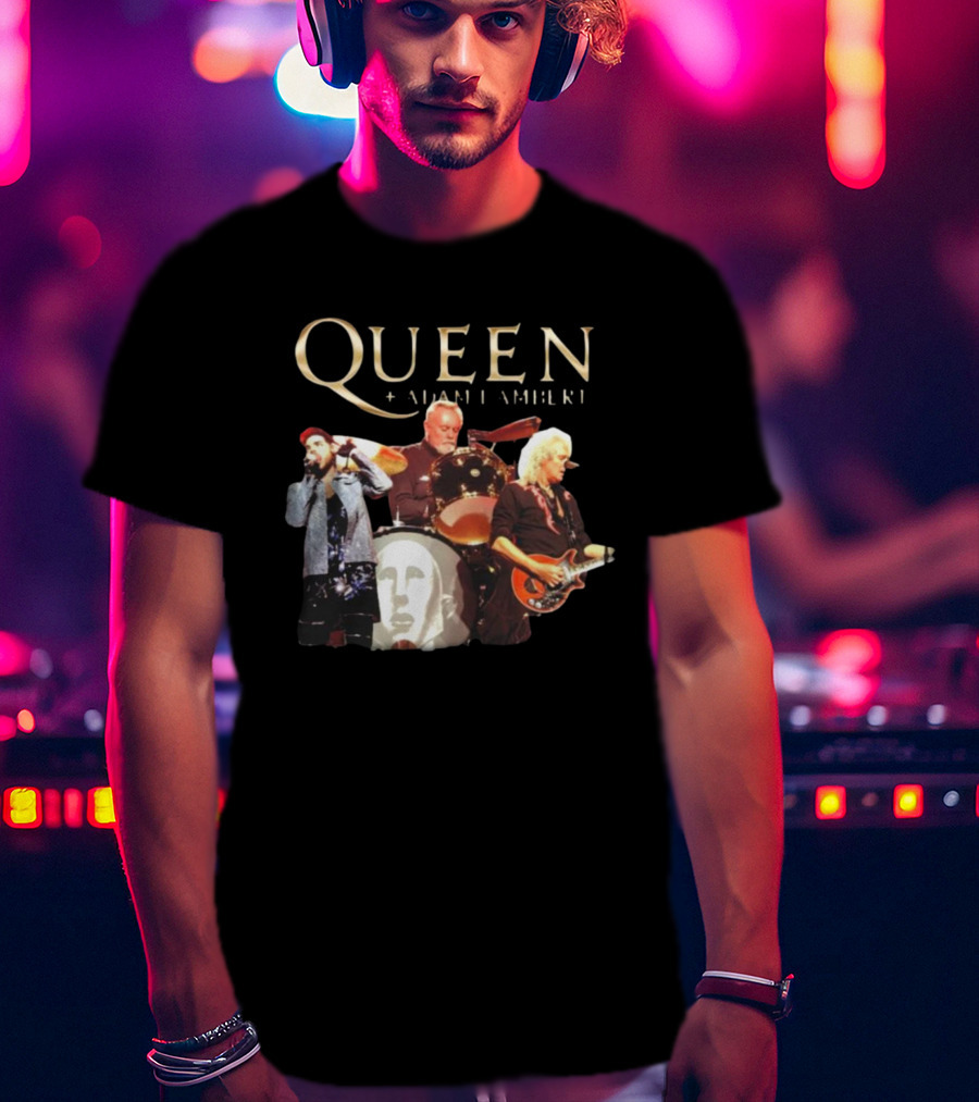 Queen + Adam Lambert Live Performance Collaboration T-Shirt