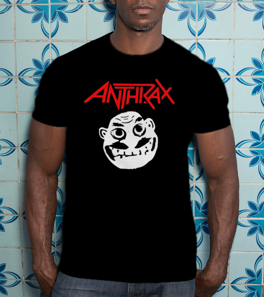 Rare Anthrax Angry Face T-Shirt