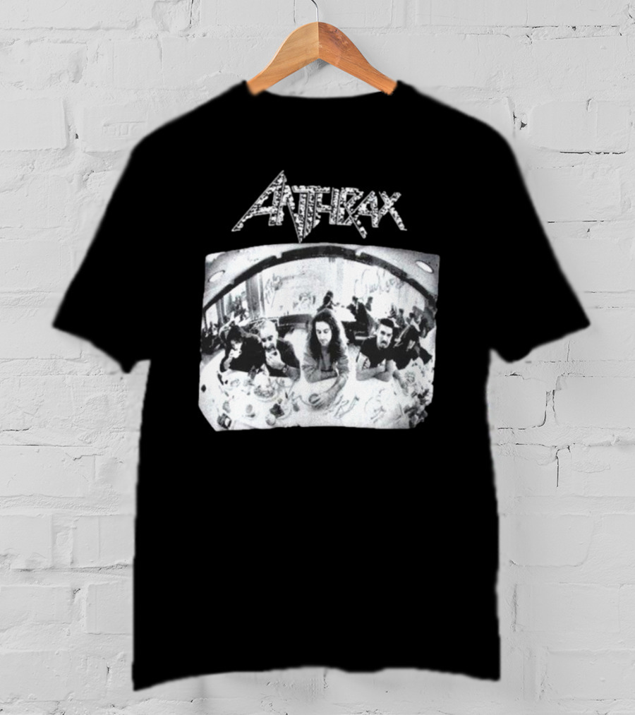Anthrax Sound Of White Noise Rare Vintage Style Band Diner Scene T-Shirt