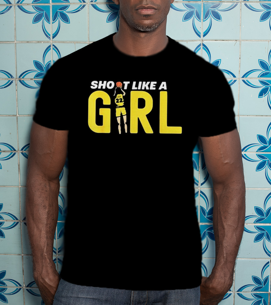 Shoot Like A Girl 22 Fan Basketball Jumper T-Shirt