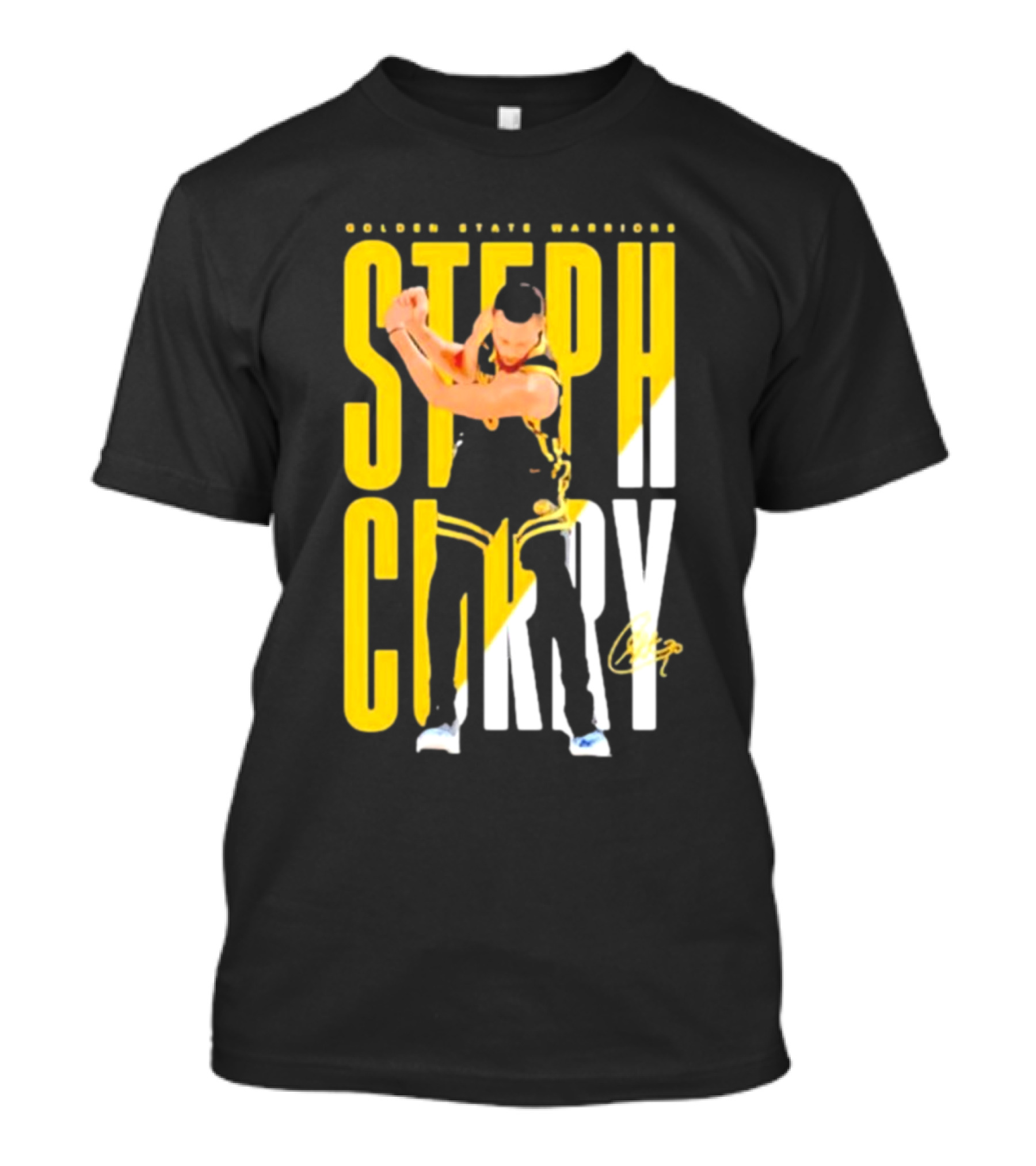 Golden State Warriors Steph Curry Golf Celebration Signature T-Shirt