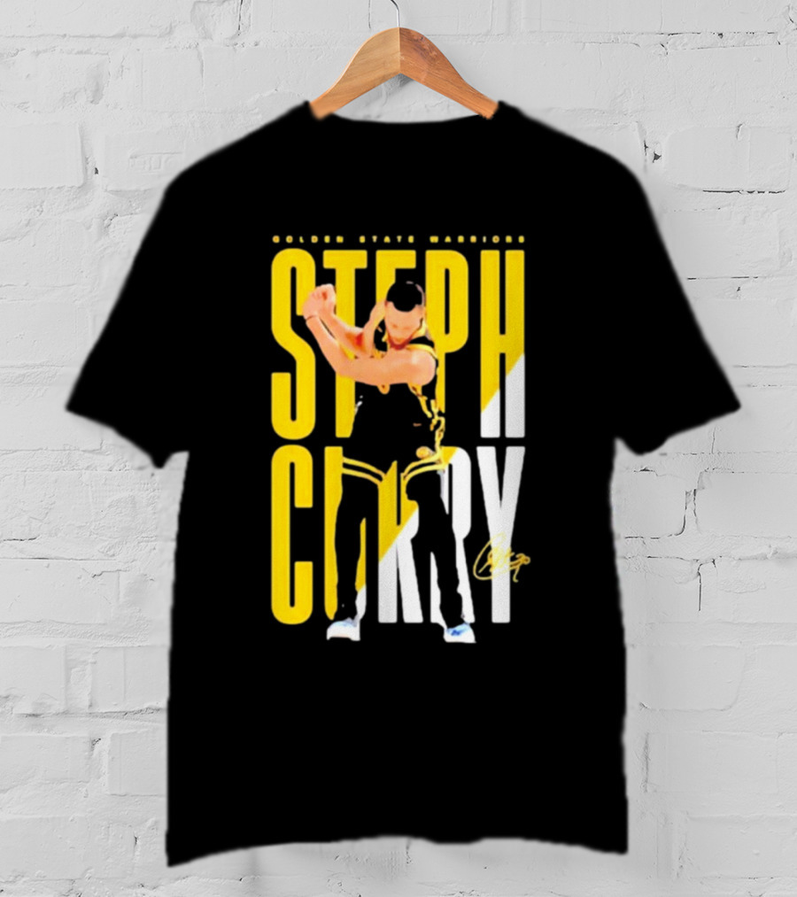 Golden State Warriors Steph Curry Golf Celebration Signature T-Shirt