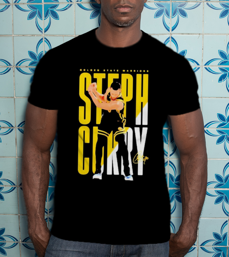 Golden State Warriors Steph Curry Golf Celebration Signature T-Shirt
