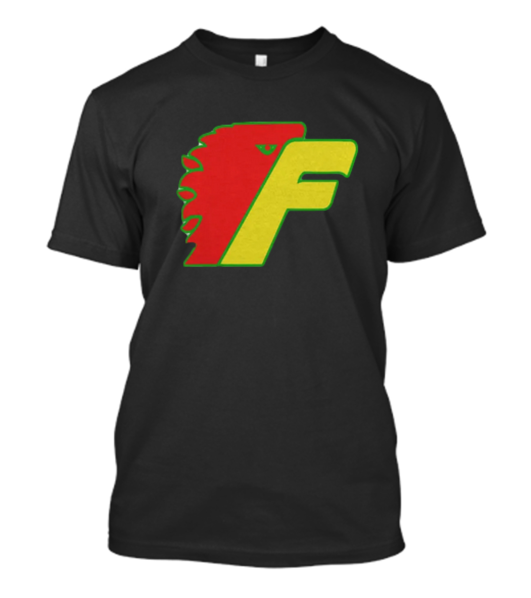 Philadelphia Firebirds Hockey Logo Red Green Yellow F T-Shirt