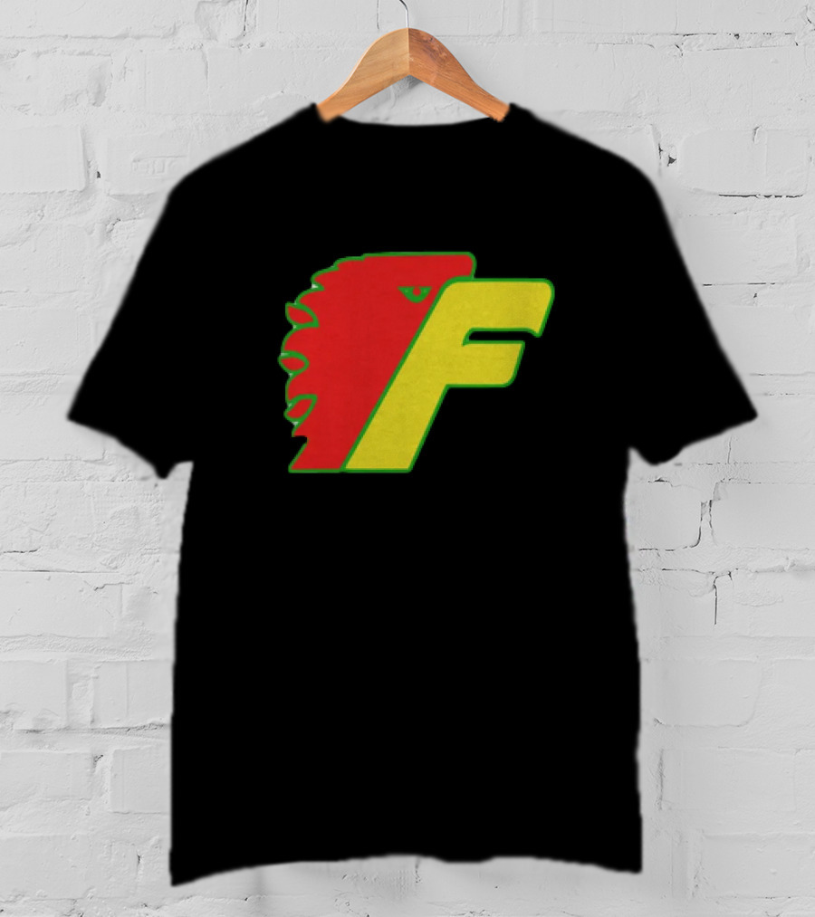 Philadelphia Firebirds Hockey Logo Red Green Yellow F T-Shirt