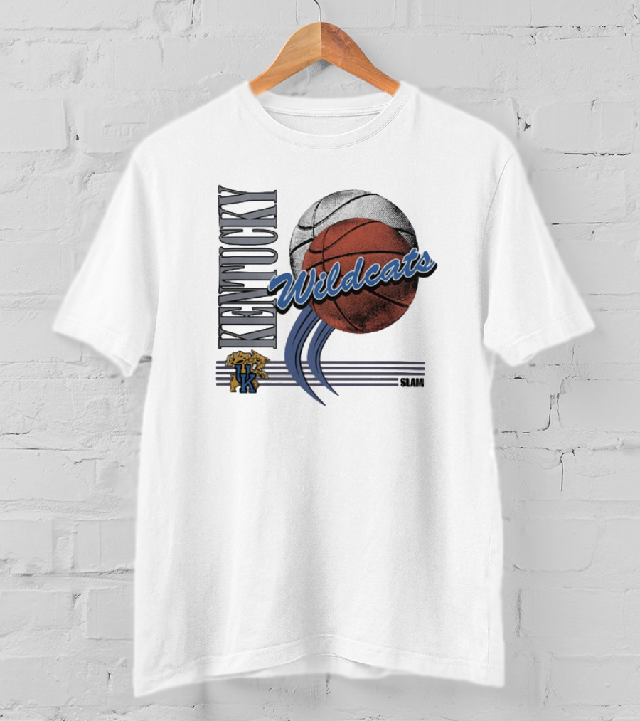 Kentucky Wildcats Basketball Slam Vintage T-Shirt
