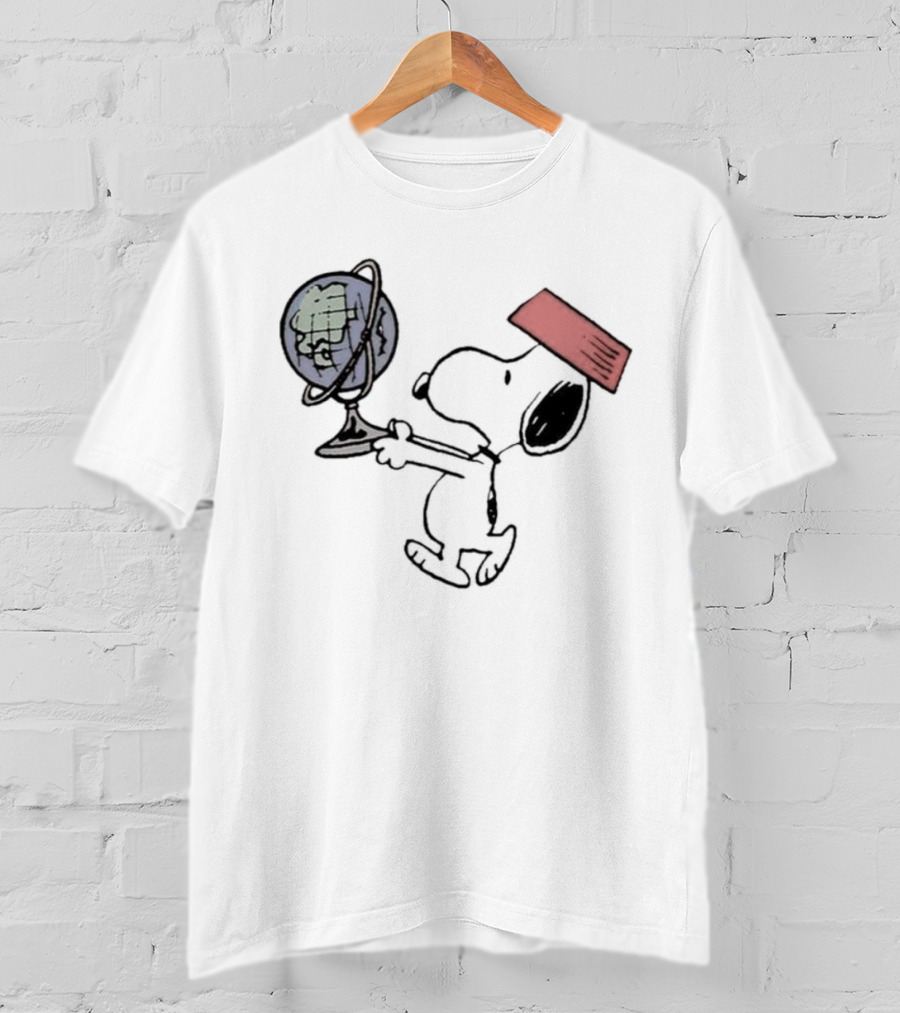 Snoopy Earth Day Take Care Of The Planet T-Shirt