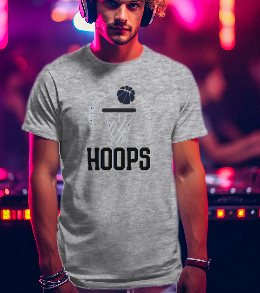 Meatballs Prayers Hoops Basketball Theme Association T-Shirt