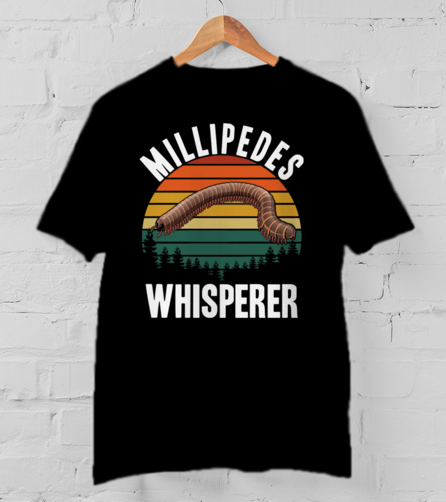 Millipedes Whisperer Vintage Sunset Forest T-Shirt