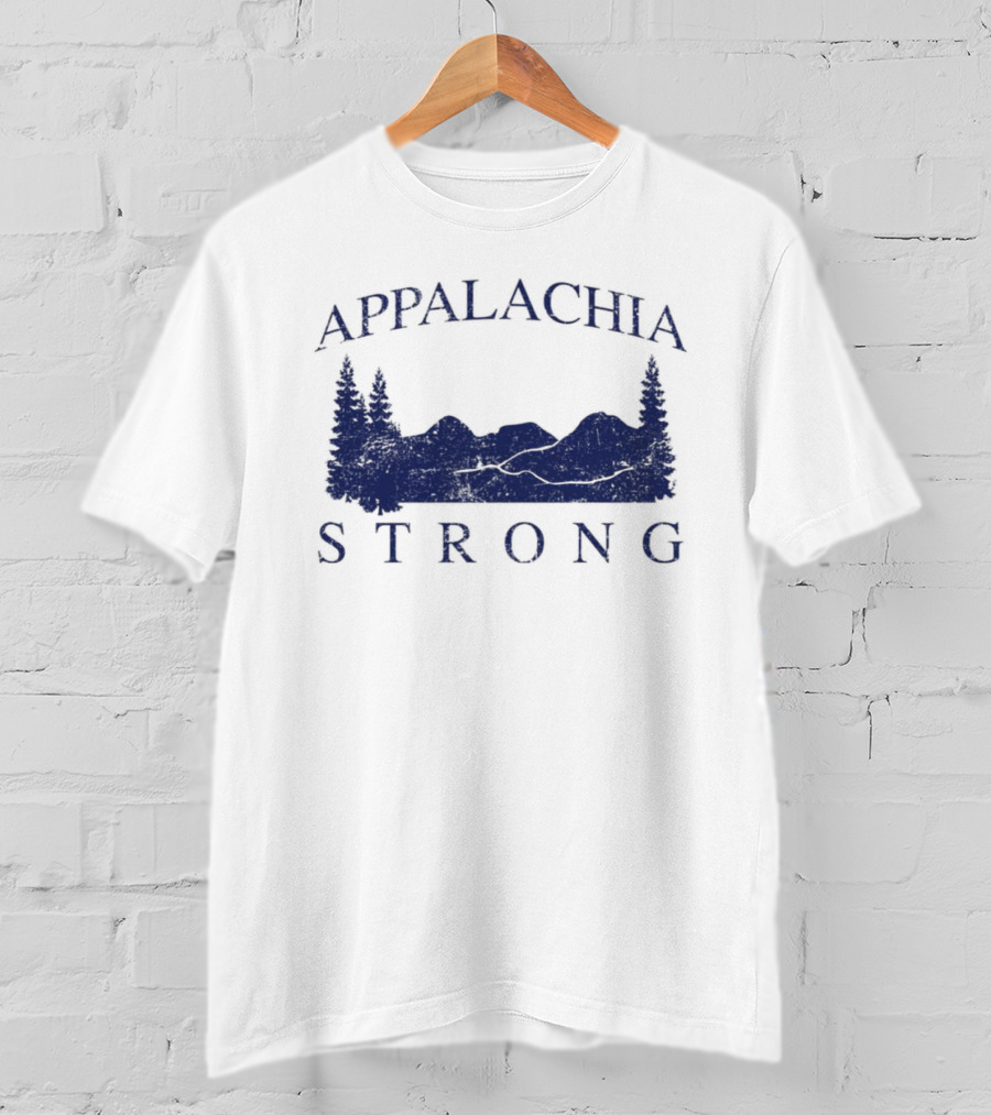 Appalachia Mountain Strong Rugged Treeline T-Shirt