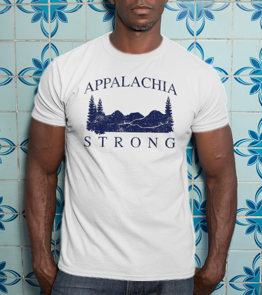 Appalachia Mountain Strong Rugged Treeline T-Shirt