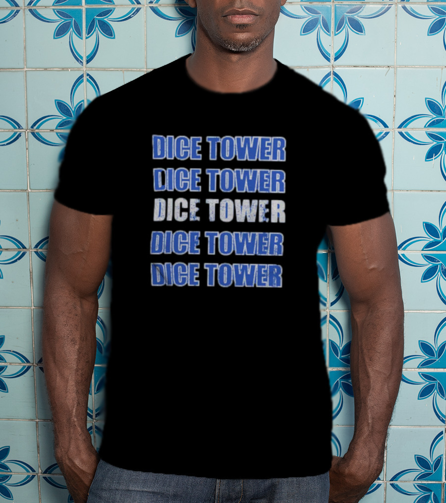 Dice Tower Repeat Dice Tower Dice Tower Dice Tower Dice Tower T-Shirt