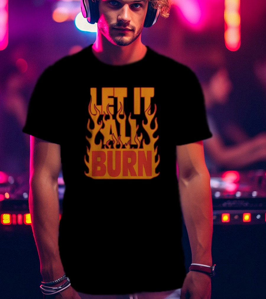 LET IT ALL BURN A Day To Remember Merch Planet Bomb T-Shirt