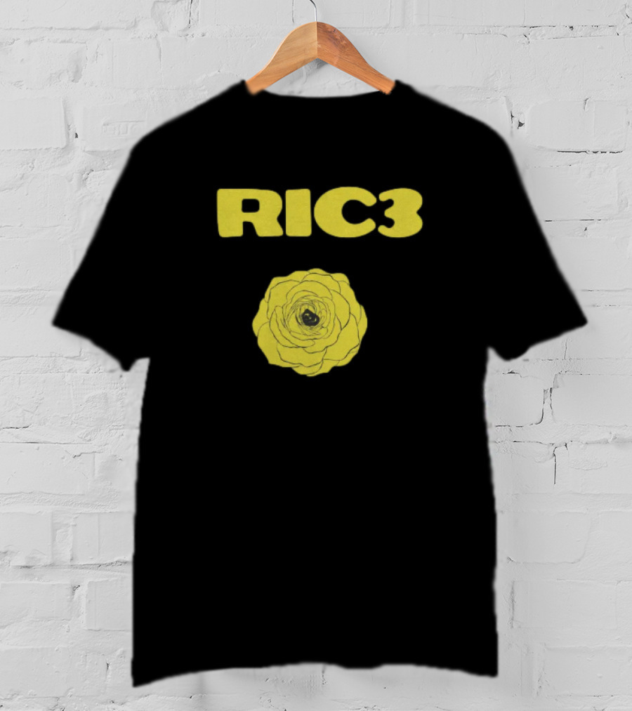 RIC3 Yellow Rose Daniel Ricciardo Merch T-Shirt