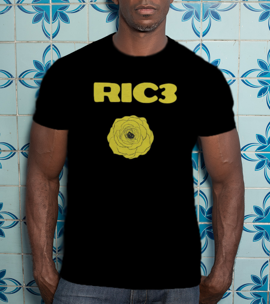 RIC3 Yellow Rose Daniel Ricciardo Merch T-Shirt