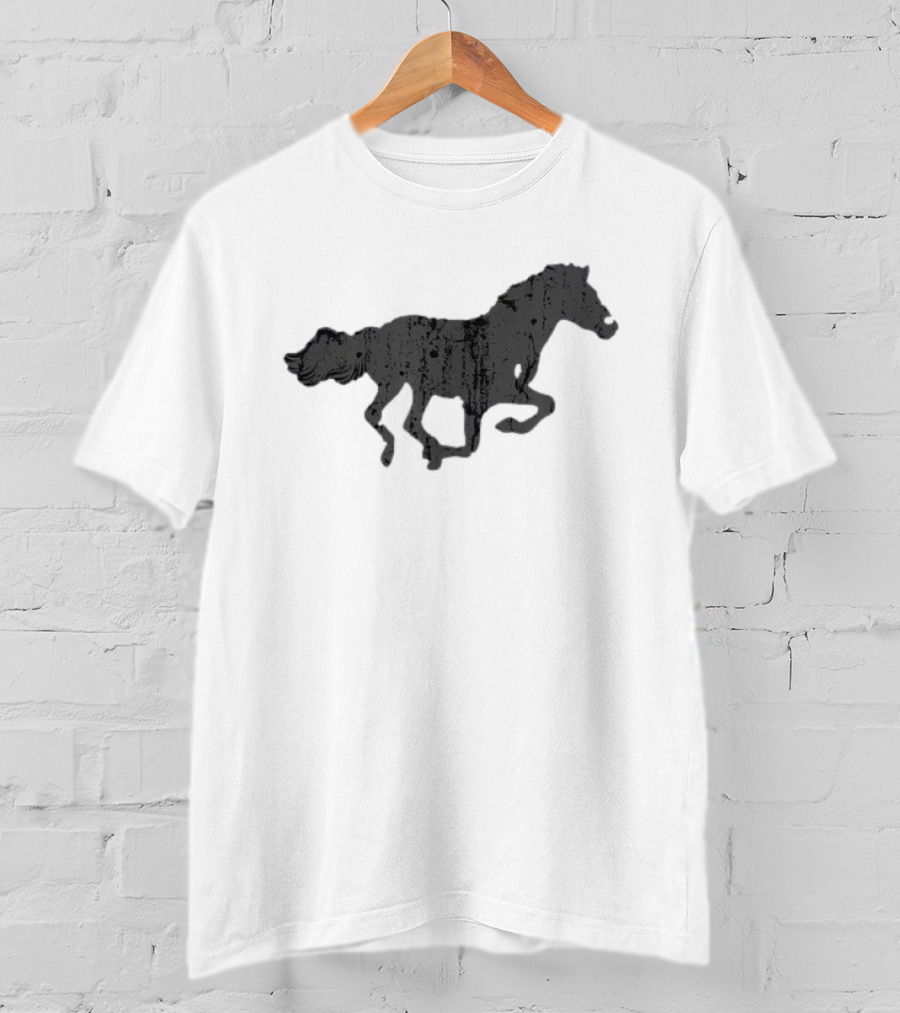 Vintage Horse Print T-Shirt