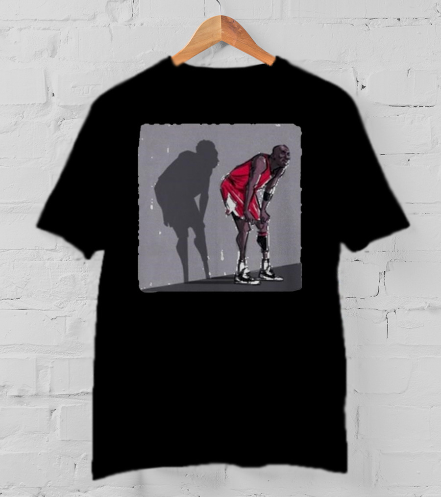 Jack Perkins Me And My Shadow Basketball Legend Icon Shadow T-Shirt