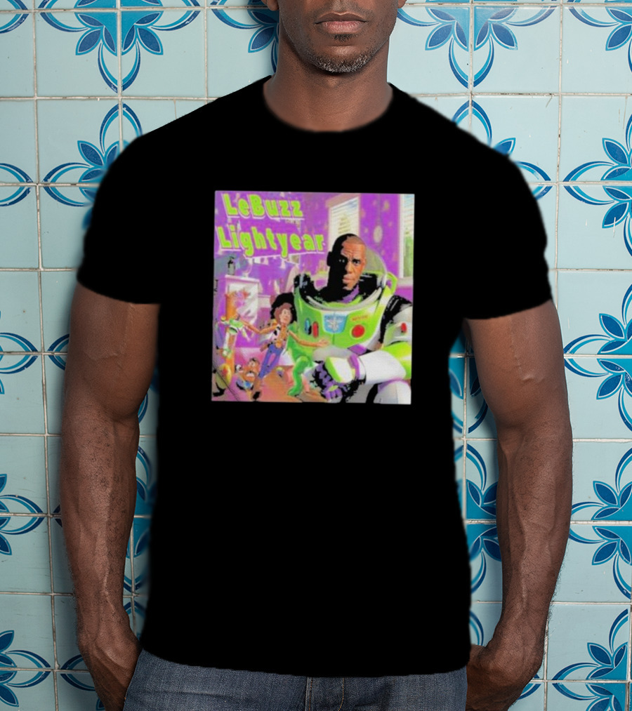 LeBuzz Lightyear Lebron James Toy Story Crossover T-Shirt