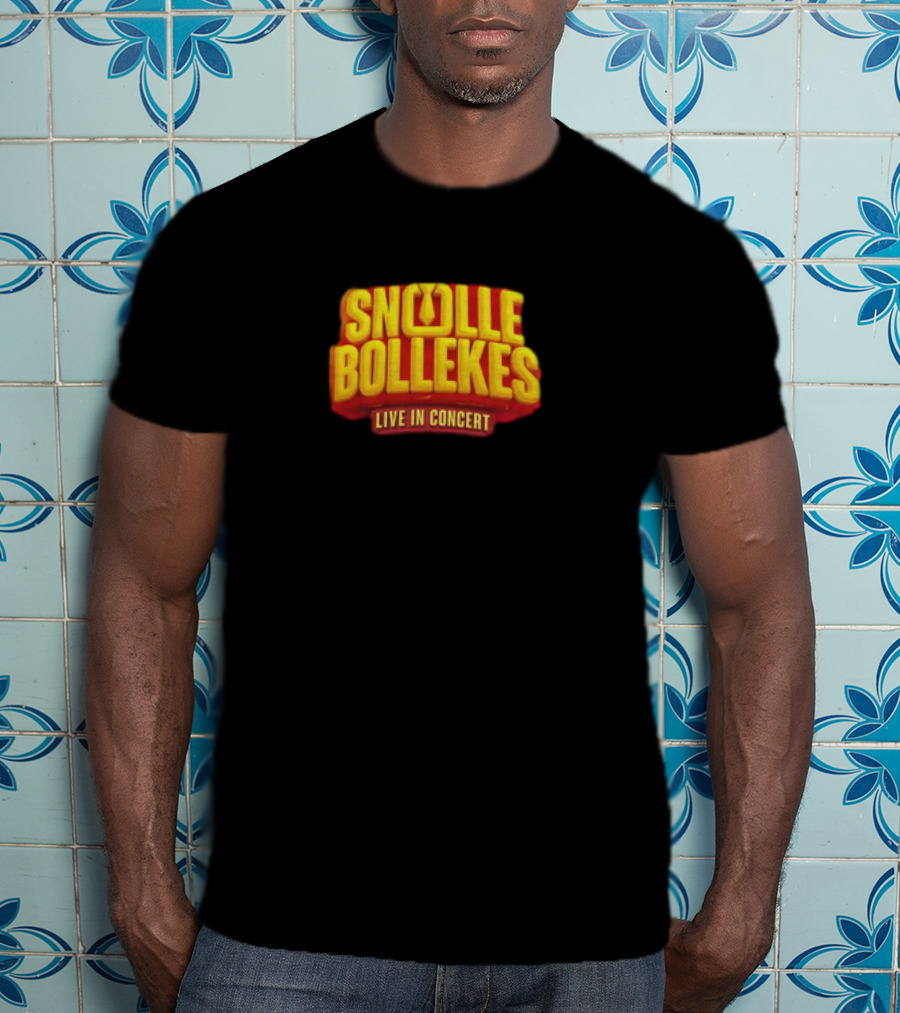 Snollebollekes Live In Concert Official Merchandise Rode T-Shirt