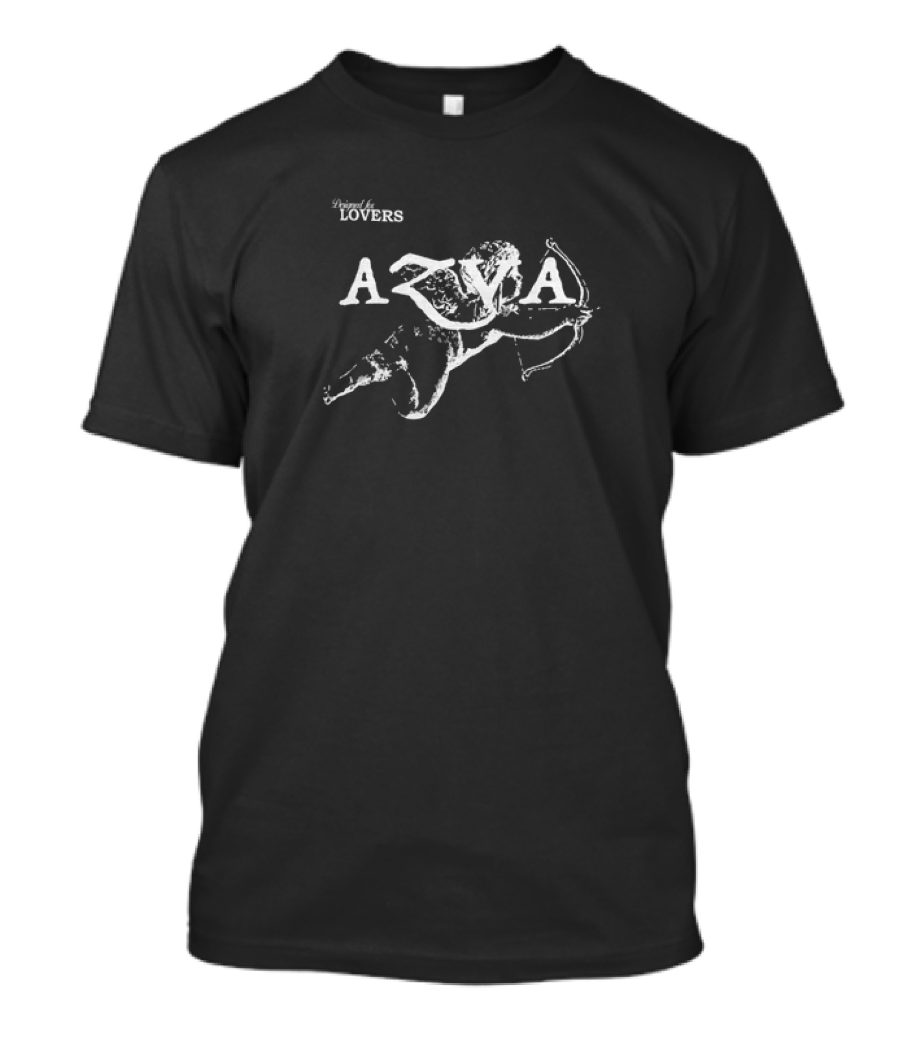 AZVA Designed By Lovers Black Cupid T-Shirt