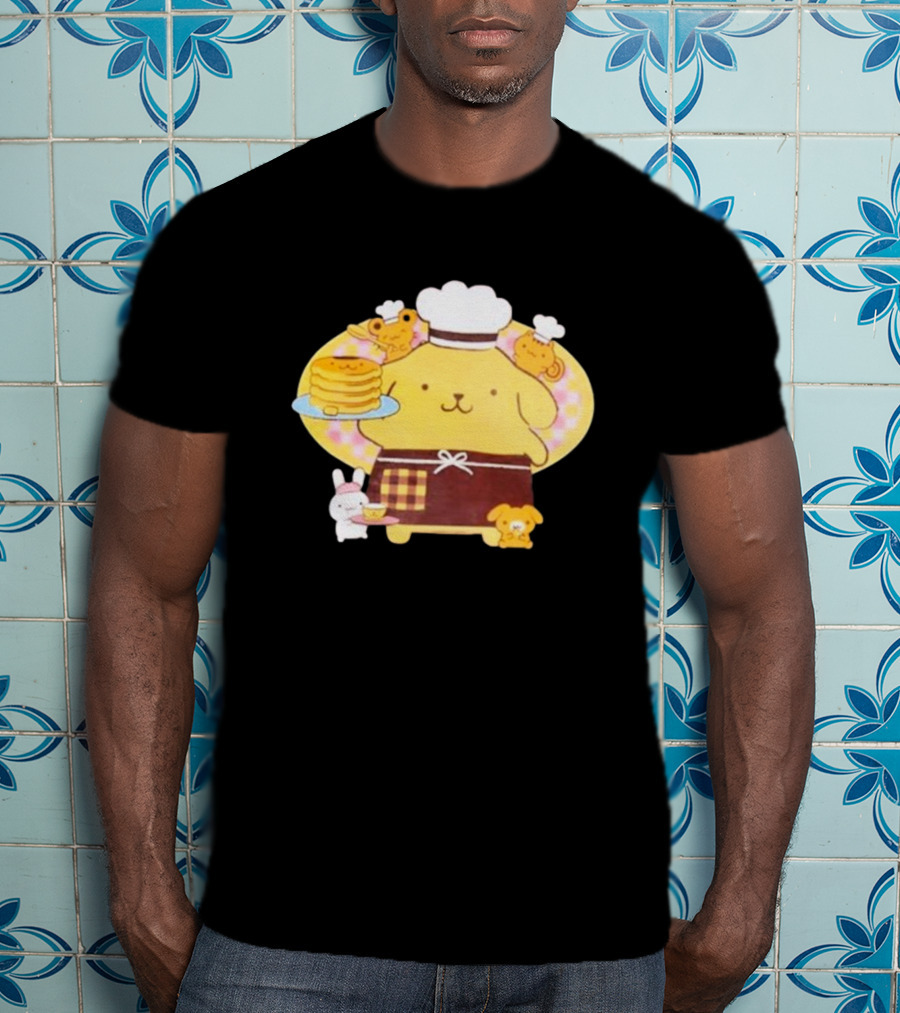Join The Sanrio Pompompurin Pancake Chef T-Shirt
