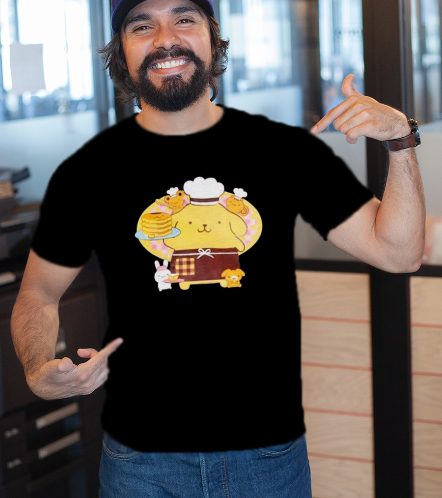 Join The Sanrio Pompompurin Pancake Chef T-Shirt